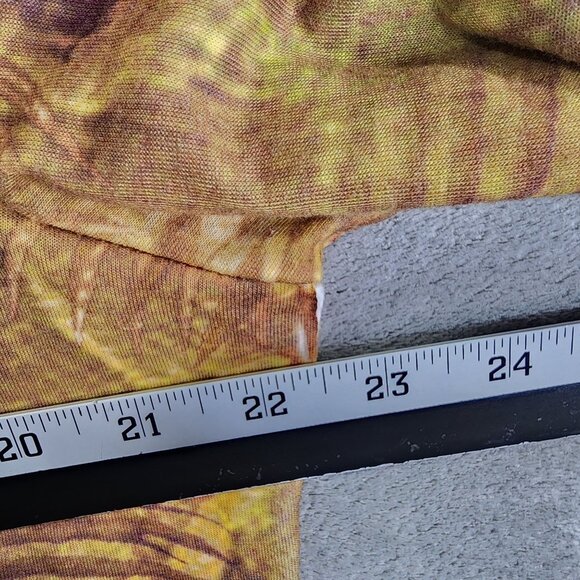 Womens Multicolor Chicos Tropical Top Blouse Parrot Print 3/4 Sleeve Size 3 - Picture 6 of 8